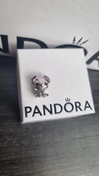 Charm Stitch Pandora Disney Morado