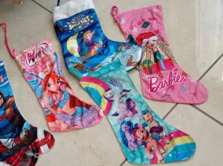 Lotto 10 Calze Befana Personaggi Assortiti