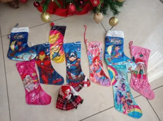 Lotto 10 Calze Befana Personaggi Assortiti