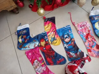 Lotto 10 Calze Befana Personaggi Assortiti