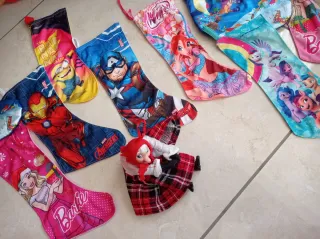 Lotto 10 Calze Befana Personaggi Assortiti