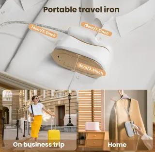 Plancha de vapor portátil
