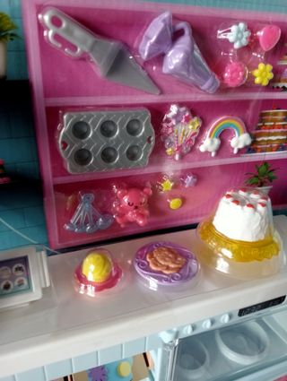 Barbie bakery pasteleria SIN MUÑECA