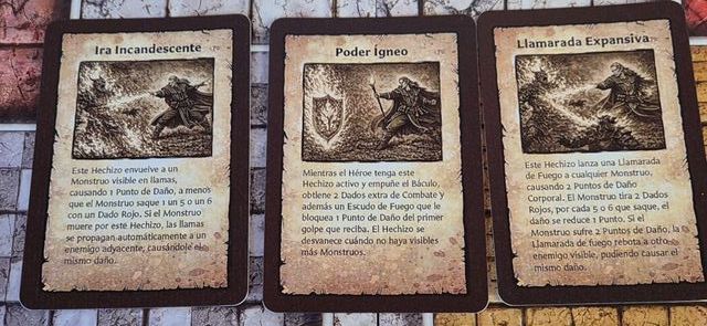 Miniatura Mago Elfo Resina Heroquest y cartas