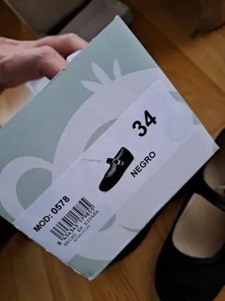 Merceditas Pisamonas Niña T.34 Negras