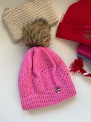 Lote Gorros Invierno Niña Talla 3+ Años