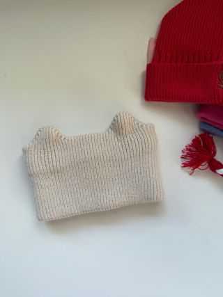 Lote Gorros Invierno Niña Talla 3+ Años