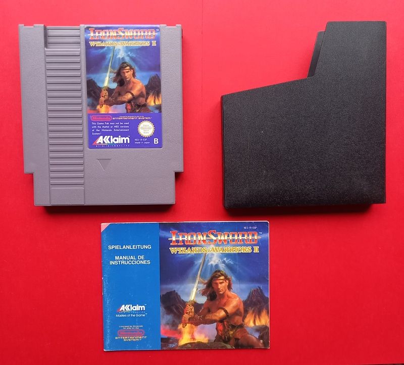 Imagen de Iron Sword Wizards Warriors II NES PAL ESP