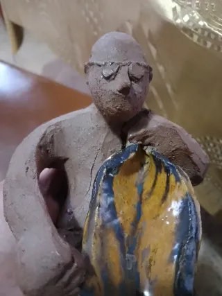 Figura artesanal hecha a mano 1976