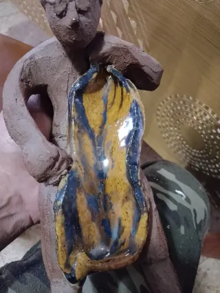 Figura artesanal hecha a mano 1976