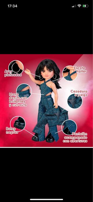 Muñeca Nancy Aitana con Ropa y Tatuajes