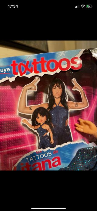 Muñeca Nancy Aitana con Ropa y Tatuajes