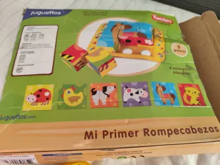 Lote Puzzles Madera Bebé (3 uds) + libro