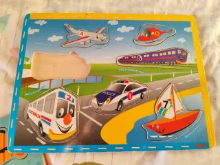 Lote Puzzles Madera Bebé (3 uds) + libro