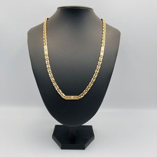 Catena tipo Cartier Medusa bicolore 6mm 18K