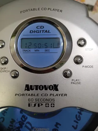 Lettore CD Portatile Autovox - Argento