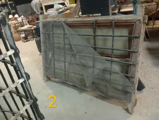 Rejas antiguas de hierro forjado