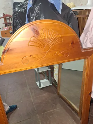 Espejo Tocador Madera Maciza