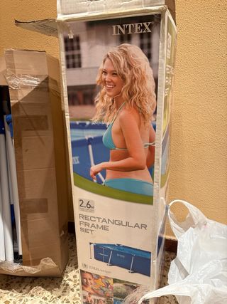 Piscina Rectangular INTEX 2.60x1.60x0.65m
