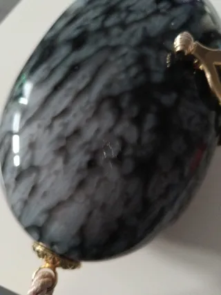 Bolso rígido de fiesta gris y dorado