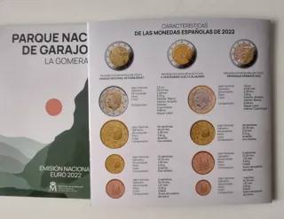 Set Monedas Euro GARAJONAY 2022