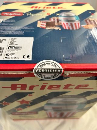 Ariete Pop Corn XL Party Time Celeste