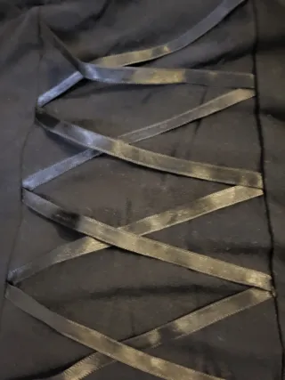 Top Corsé Negro Talla M