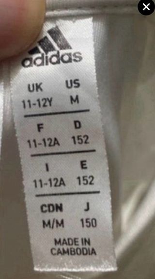 Maglia Real Madrid Adidas 12 anni