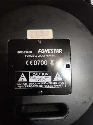 Altavoz Karaoke Fonestar Negro