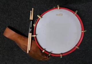 Caja , Tambor redoblante  Vintage  Honsuy de latón