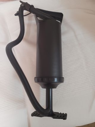 Bomba inflador rápido con tres válvulas