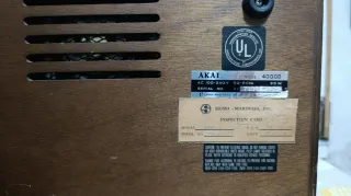 Magnetófono Akai 4000D