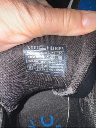 Sneakers Tommy Hilfiger Uomo Nero Blu