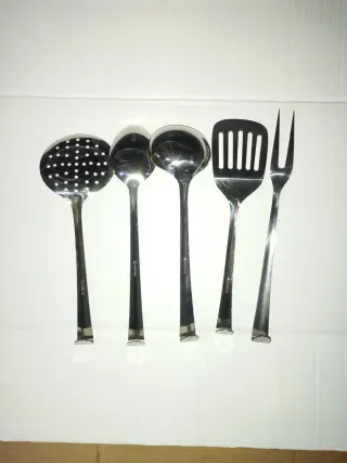 Set 5 mestoli acciaio inox