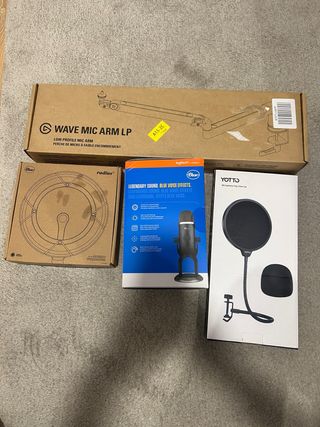 Pack Micrófono Blue Yeti X, sujeccion y Filtro