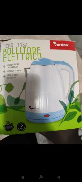 Bollitore elettrico Jordan