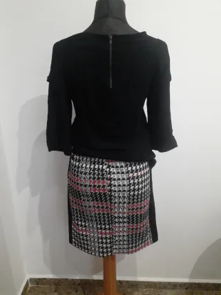 Conjunto falda y blusa