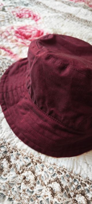 Cappello pescatore fatto a mano double face