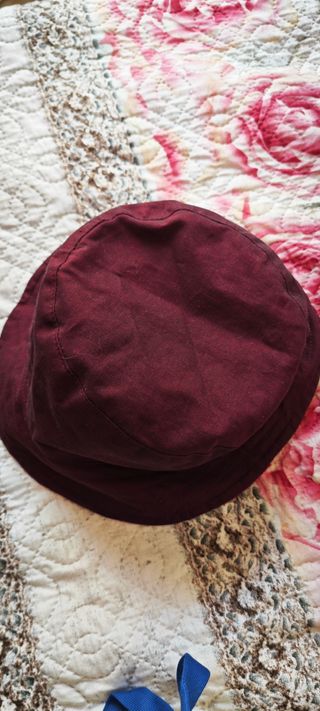 Cappello pescatore fatto a mano double face