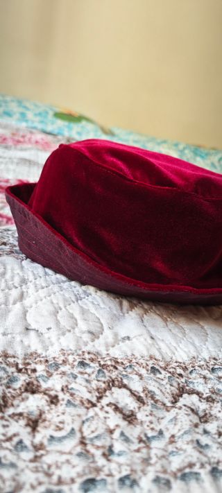 Cappello pescatore fatto a mano double face