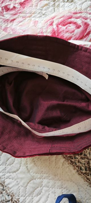 Cappello pescatore fatto a mano double face