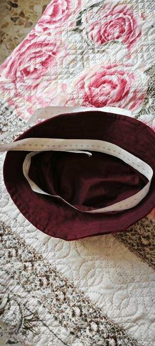 Cappello pescatore fatto a mano double face