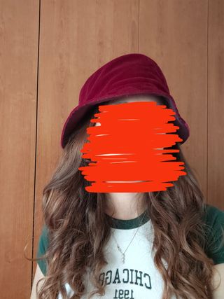 Cappello pescatore fatto a mano double face