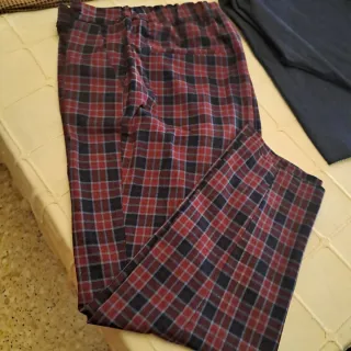 Pantalones de cuadros talla XXXL
