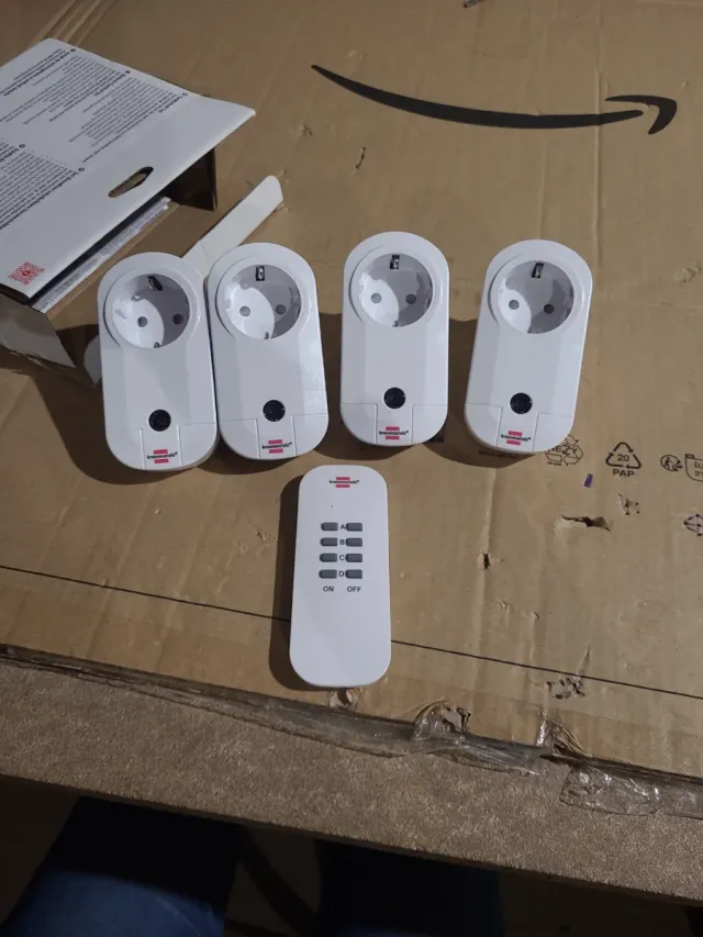 Set 4 Enchufes Inalámbricos Brennenstuhl