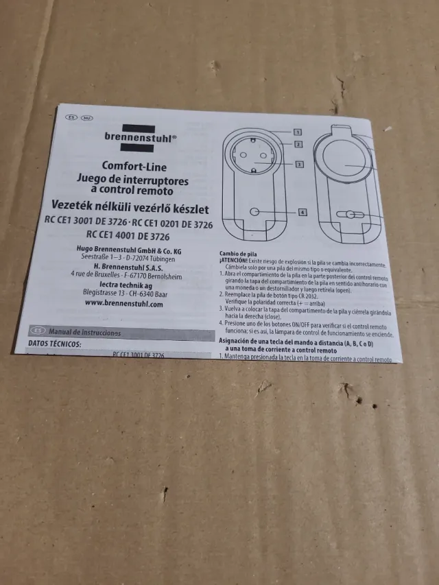 Set 4 Enchufes Inalámbricos Brennenstuhl