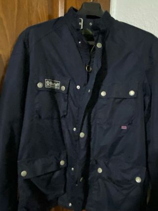 Chaqueta Belstaff Azul Marino Talla XXL. 56x 75