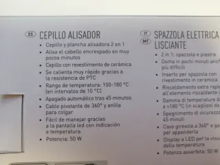 Cepillo Alisador Silver Crest Eléctrico