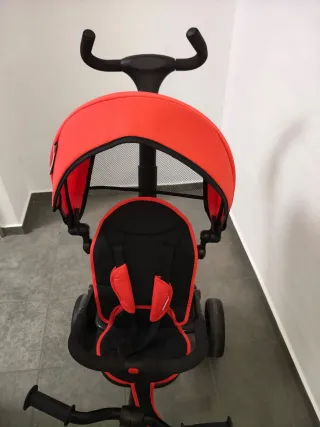 Triciclo Plegable Rojo y Negro