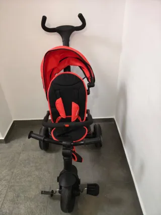 Triciclo Plegable Rojo y Negro